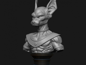beerus bust 3d printing figurine - beerus stl files print model 3D Print Model