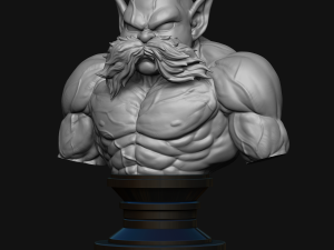 toppo bust 3d printing figurine - dragon ball super stl files 3D-printmodel