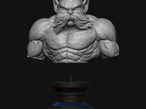 toppo bust 3d printing figurine - dragon ball super stl files 3D-printmodel