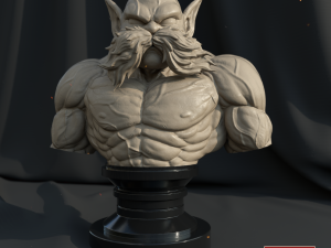 toppo bust 3d printing figurine - dragon ball super stl files 3D-printmodel