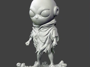 kid jiren 3d printing figurine - stl files print model 3D Print Model