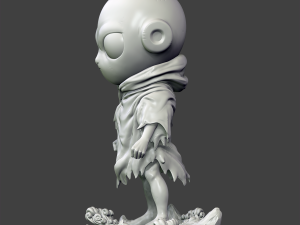 kid jiren 3d printing figurine - stl files print model 3D Принт Модель