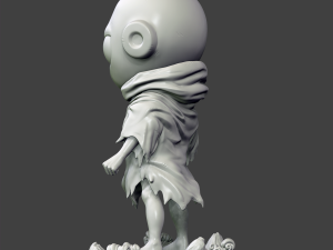 kid jiren 3d printing figurine - stl files print model 3D Принт Модель