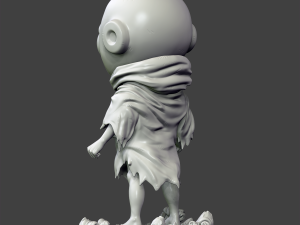 kid jiren 3d printing figurine - stl files print model 3D Принт Модель