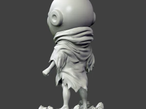kid jiren 3d printing figurine - stl files print model 3D Print Model