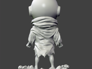 kid jiren 3d printing figurine - stl files print model 3D Принт Модель