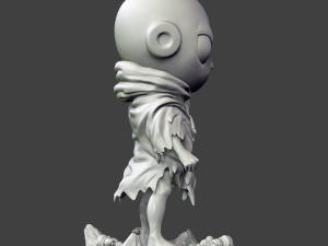 kid jiren 3d printing figurine - stl files print model 3D Принт Модель