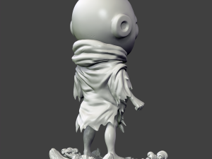 kid jiren 3d printing figurine - stl files print model 3D Принт Модель