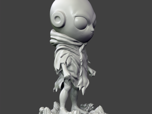 kid jiren 3d printing figurine - stl files print model 3D Принт Модель