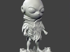 kid jiren 3d printing figurine - stl files print model 3D Print Model