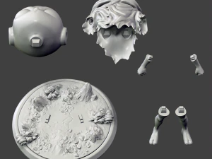 kid jiren 3d printing figurine - stl files print model 3D Print Model