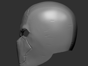 twisted metal killer clown mask stl file printable 3D-Druckmodell