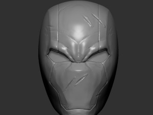 twisted metal killer clown mask stl file printable 3D-Druckmodell