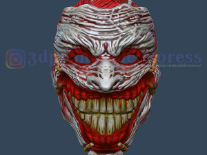 Comedy and Tragedy Theater Mask Set Costume Halloween 3D model 3D printable