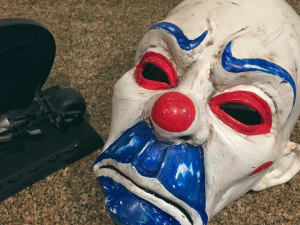 m&aacute;scara de payaso caballero oscuro cosplay casco de halloween archivo stl Modelo de impresión 3D