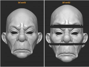 clown mask dark knight cosplay halloween helmet stl file 3D Print Model