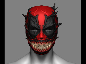 deadpool venom mask cosplay halloween helmet stl file 3D Принт Модель