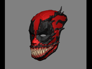 deadpool venom mask cosplay halloween helmet stl file 3D Принт Модель