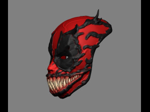 deadpool venom mask cosplay halloween helmet stl file 3D Принт Модель