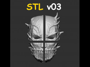 deadpool venom mask cosplay halloween helmet stl file 3D Принт Модель