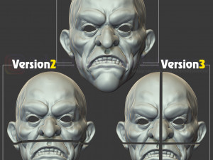 henchmen dark knight clown joker mask costume helmet 3D 打印模型
