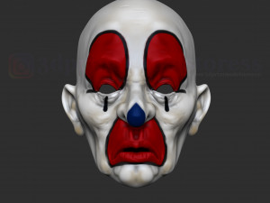 joker henchmen dark knight clown mask 3D Print Model