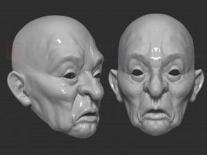 joker henchmen dark knight clown mask 3D Print Model
