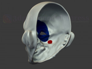henchmen dark knight clown joker mask costume helmet 3D-printmodel