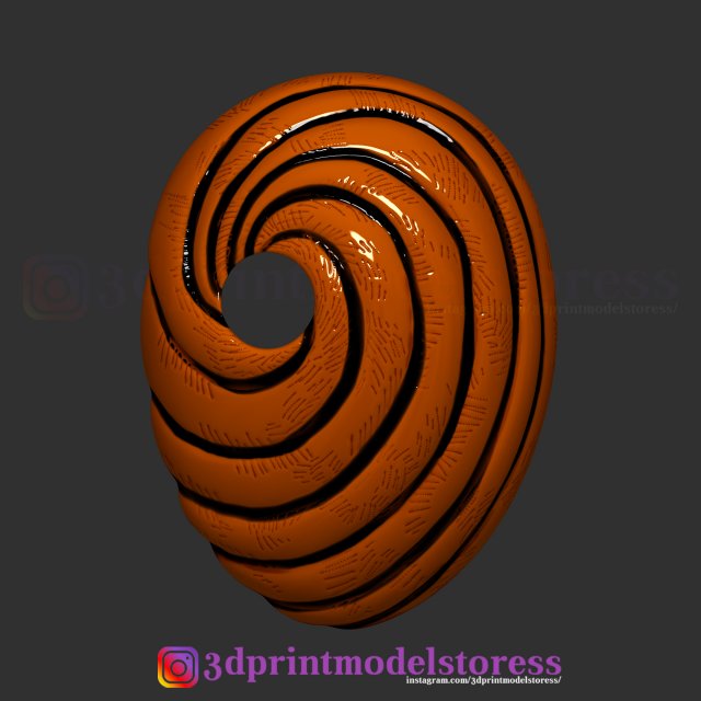 naruto tobi obito uchiha cosplay halloween costume helmet Modèles 3D en vedette .c4d .max .obj .3ds .fbx .stl .blend 