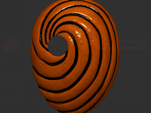 naruto tobi obito uchiha cosplay halloween costume helmet 3D Print Model
