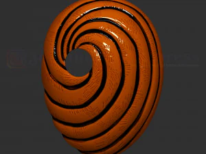 naruto tobi obito uchiha cosplay cadılar bayramı kostüm kask 3D Baskı Modeli