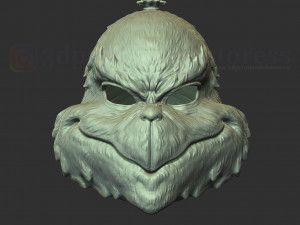 the grinch mask christmas costume xmas helmet cosplay 3D प्रिंट मॉडल