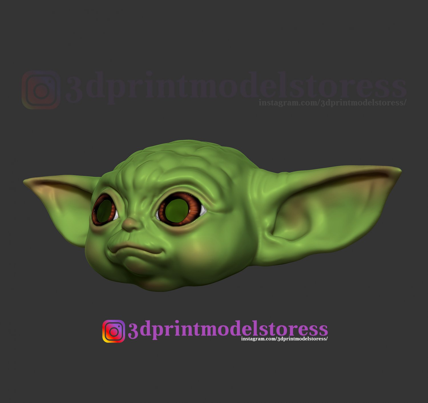 Mandalorian Baby Yoda Helmet Costume Cosplay Star Wars 3d Model In Toys 3dexport