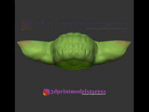 mandalorian baby yoda helmet costume cosplay star wars Model Cetak 3D