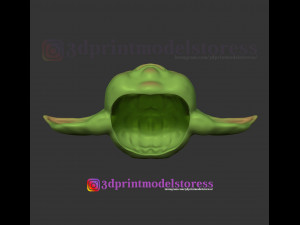 mandalorian baby yoda helmet costume cosplay star wars Model Cetak 3D