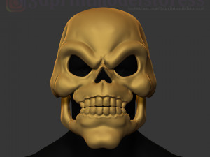 skeletor mask 1980 he-man costume cosplay helmet stl file 3d print model 3D 프린트 모델