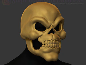 skeletor mask 1980 he-man costume cosplay helmet stl file 3d print model 3D Print Model
