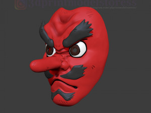 demon slayer makonji urokodaki mask kimetsu no yaiba cosplay helmet Modello di stampa 3D