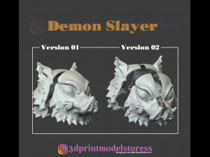 demon slayer inosuke mask kimetsu no yaiba cosplay helmet 3D Принт Модель