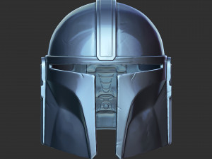 the mandalorian helmet - star wars 2020 printing model 3D Print Model