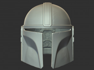 the mandalorian helmet - star wars 2020 printing model 3D Print Model