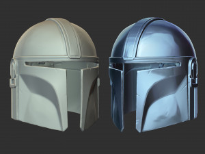 the mandalorian helmet - star wars 2020 printing model 3D Print Model