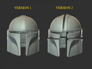 the mandalorian helmet - star wars 2020 printing model 3D Print Model