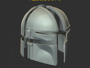 the mandalorian helmet - star wars 2020 printing model 3D Print Model