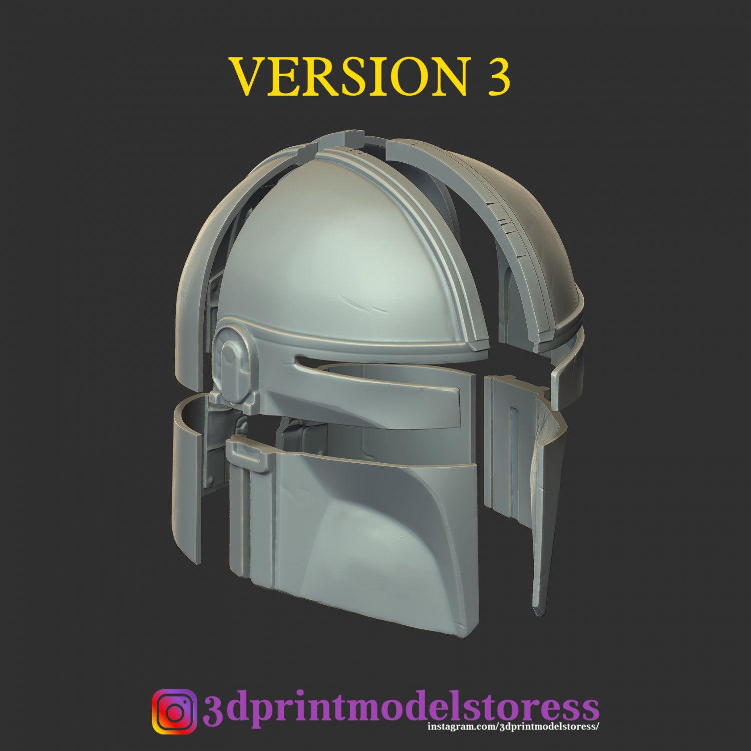 The Mandalorian Helmet Star Wars 2020 Printing Model 3d Model In Toys 3dexport