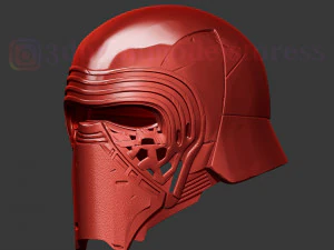 kylo ren helmet star wars cosplay costume stl file 3D Print Model