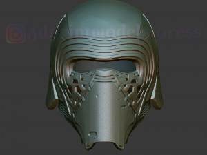 kylo ren helmet star wars cosplay costume stl file 3D Print Model