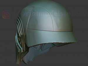 kylo ren helmet star wars cosplay costume stl file 3D Print Model