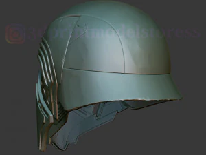 kylo ren helmet star wars cosplay costume stl file 3D Print Model