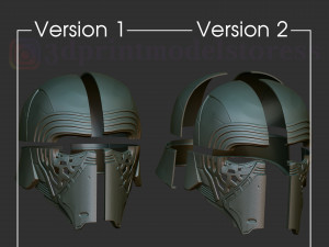kylo ren helmet star wars cosplay costume stl file 3D Print Model